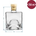 Komplet butelek 3szt. do nalewek 250ml BRUNO | 6317