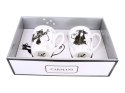 Kubki porcelanowe 2szt. Czarne Koty Crazy Cats Carmani 017-2602